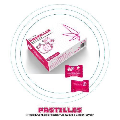 Pastilles Passionfruit , Guava &amp; Ginger