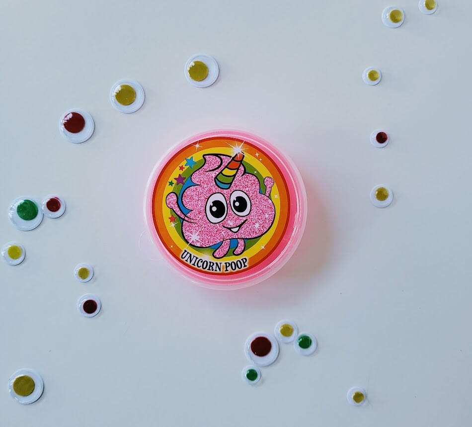 slime, unicorn poop slime, kawaii cute slime, pink slime