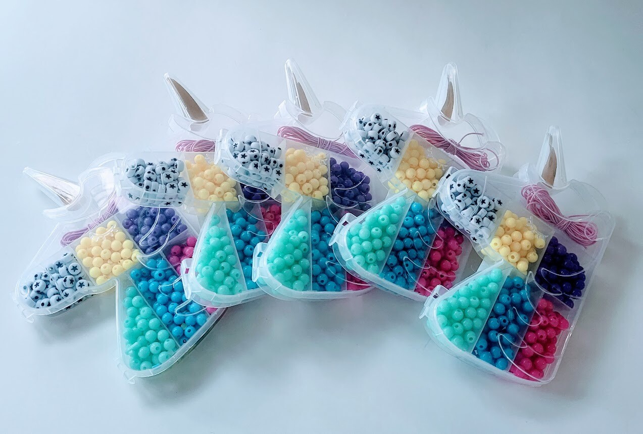 unicorn bead kit, kawaii bead kit, craft kit