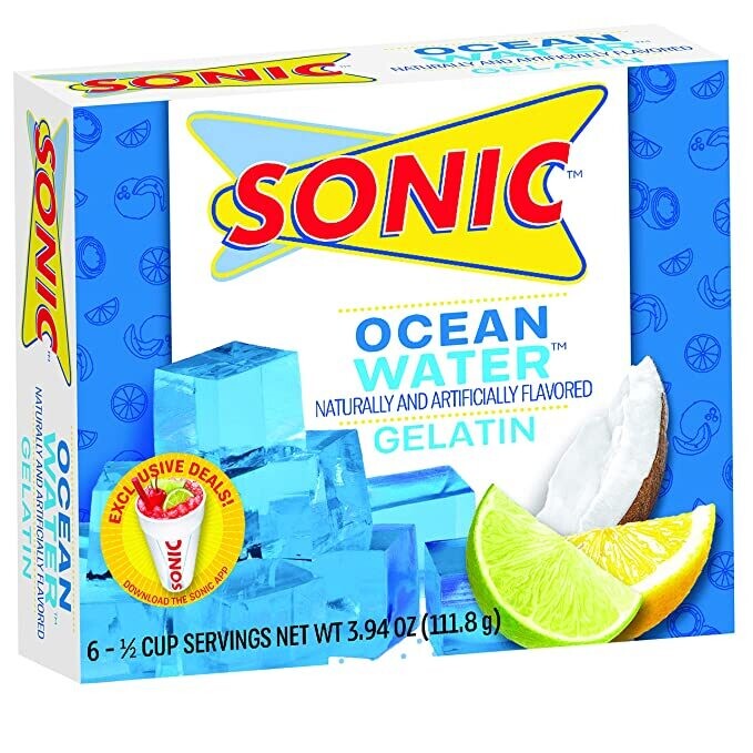 Ocean Water Jello 12ct/cs