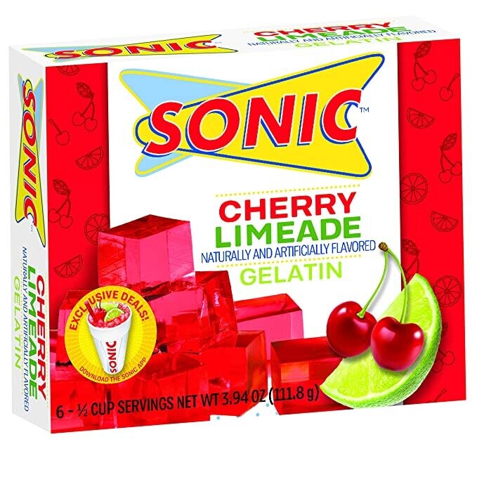 Cherry Limeade Jello 12ct/cs