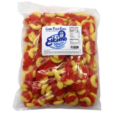 Eskimo Hut Peach Rings 4ct/cs