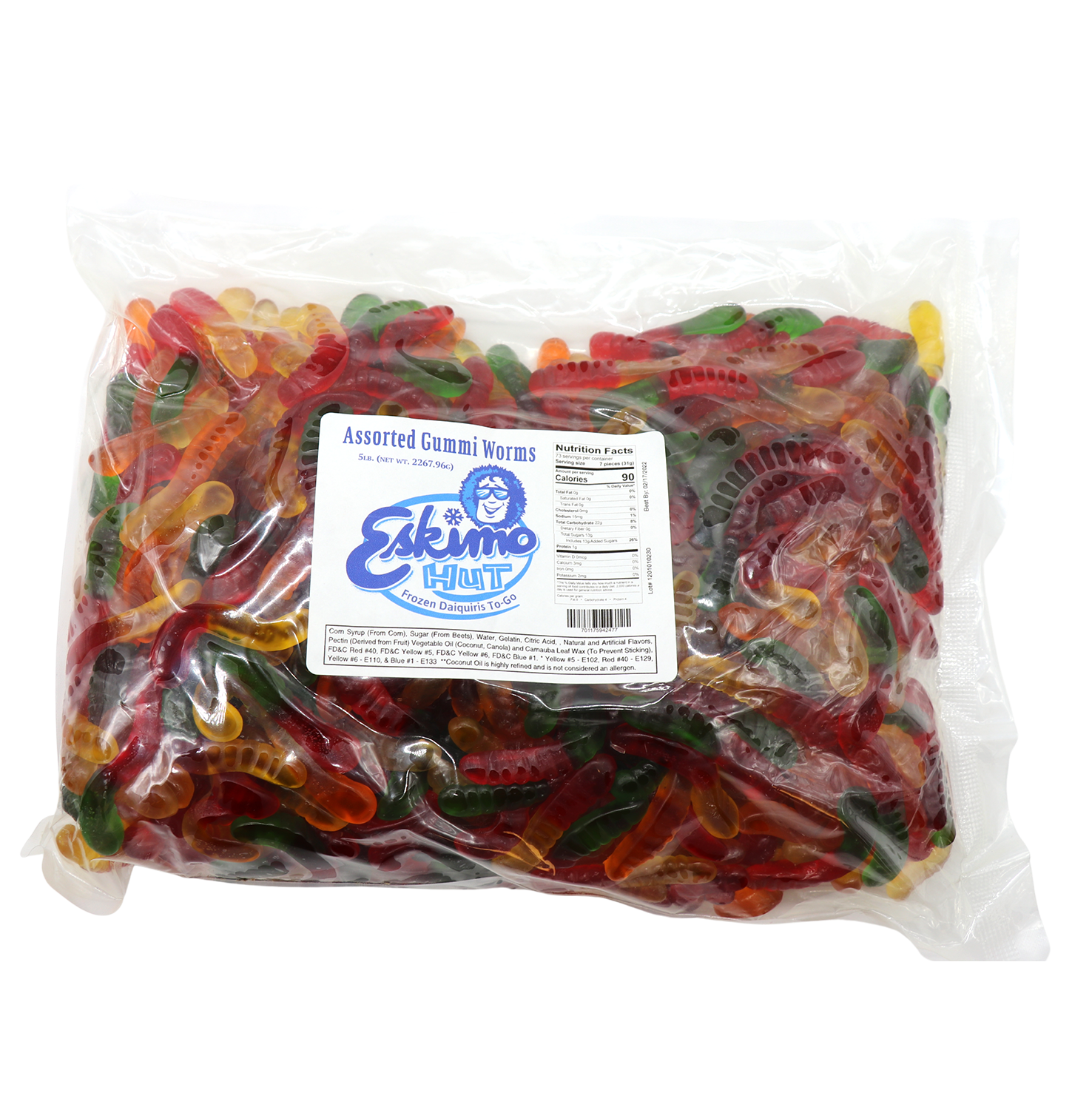 Eskimo Hut Gummi Worms 4ct/cs