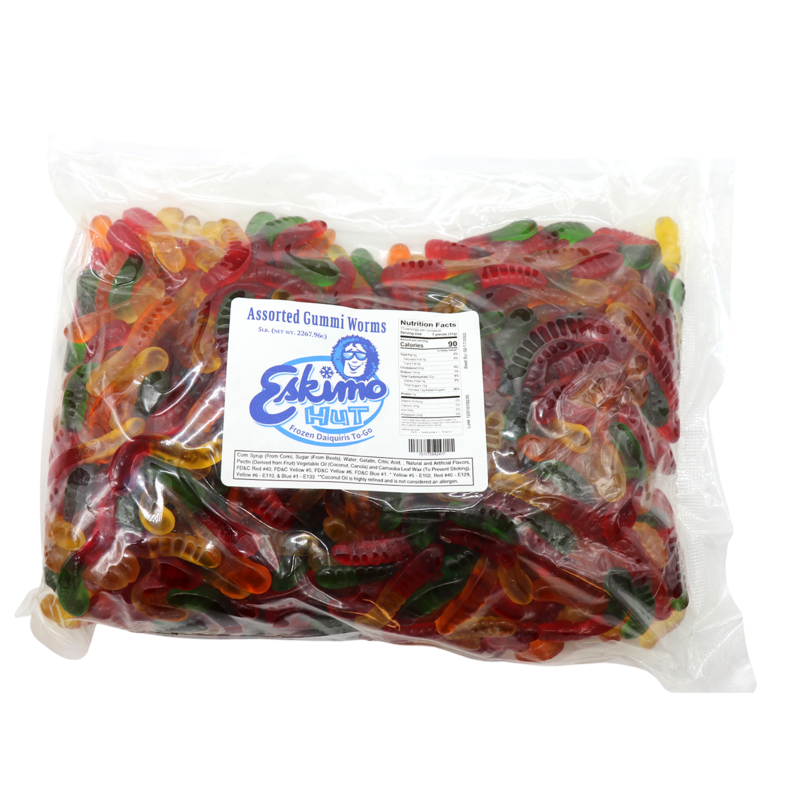 Eskimo Hut Gummi Worms 4ct/cs