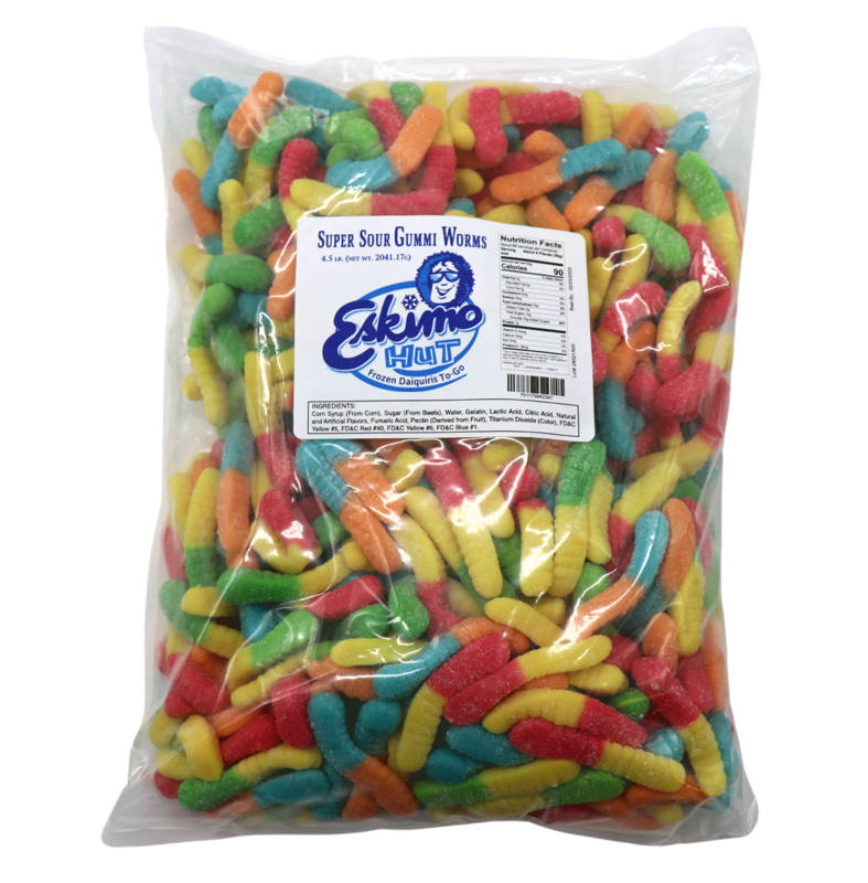 Eskimo Hut Sour Worms 4ct/cs