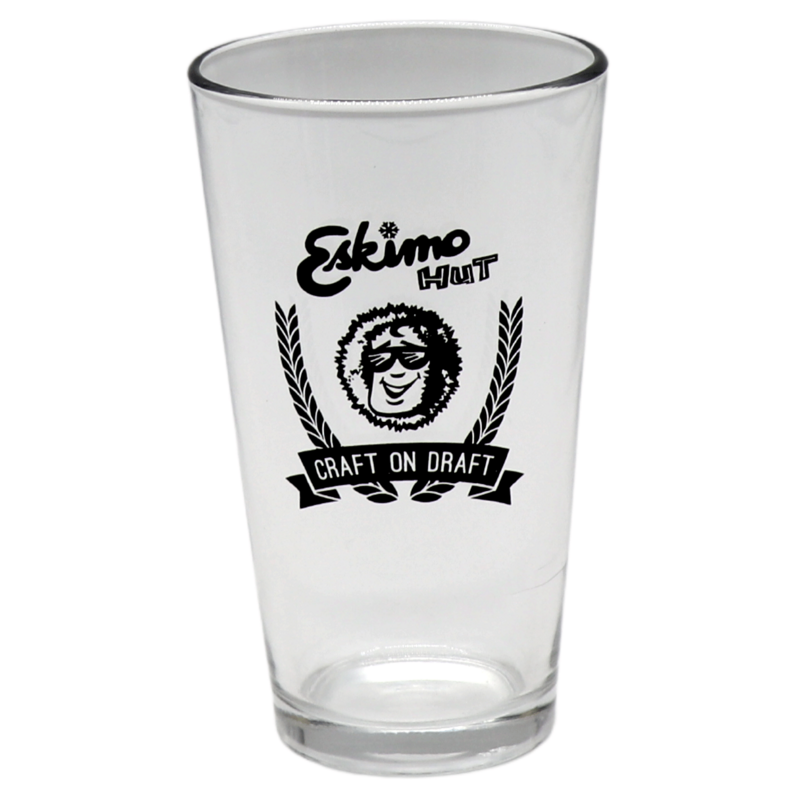 Eskimo Hut Pint Glass - 24 pk