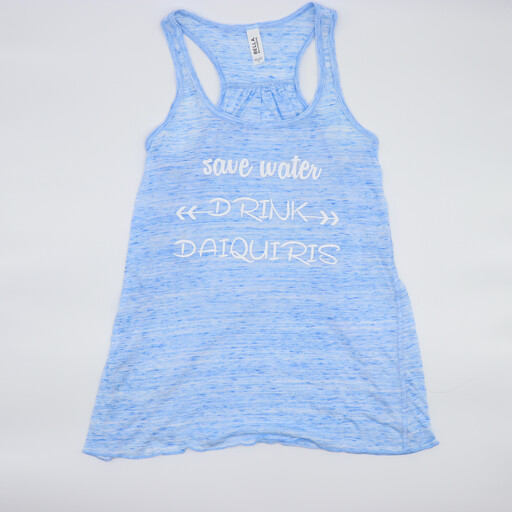Save Water, Drink Daiquiris Tank - Blue Marble