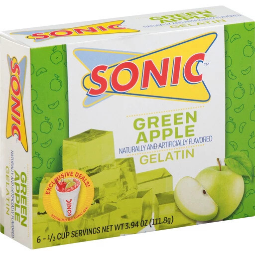 Green Apple Jello 12ct/cs