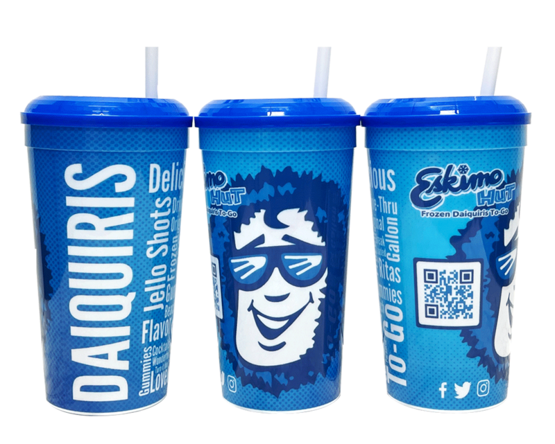 Eskimo Hut 32oz. Plastic Souvenir Cups - 250 pk
