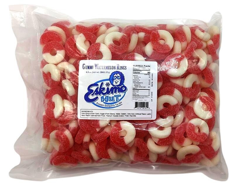 Eskimo Hut Watermelon Rings 4ct/cs