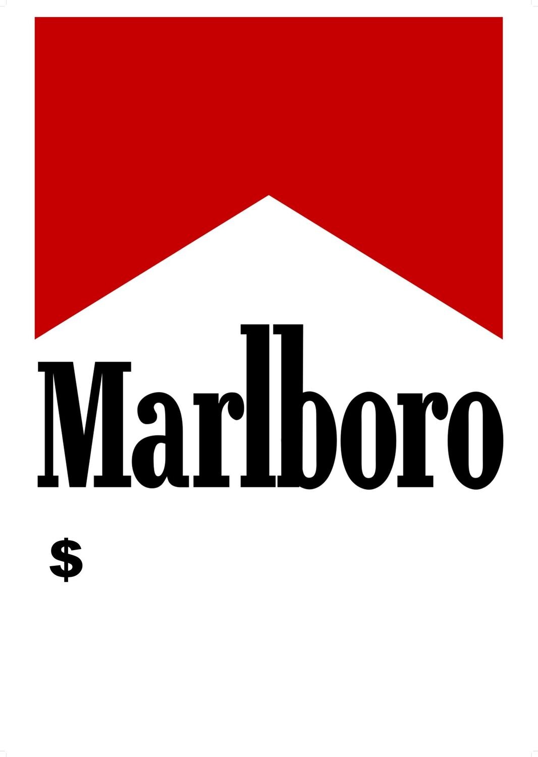 Marlboro (for sandwich board only)