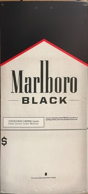 Marlboro Black Exterior Coroplast