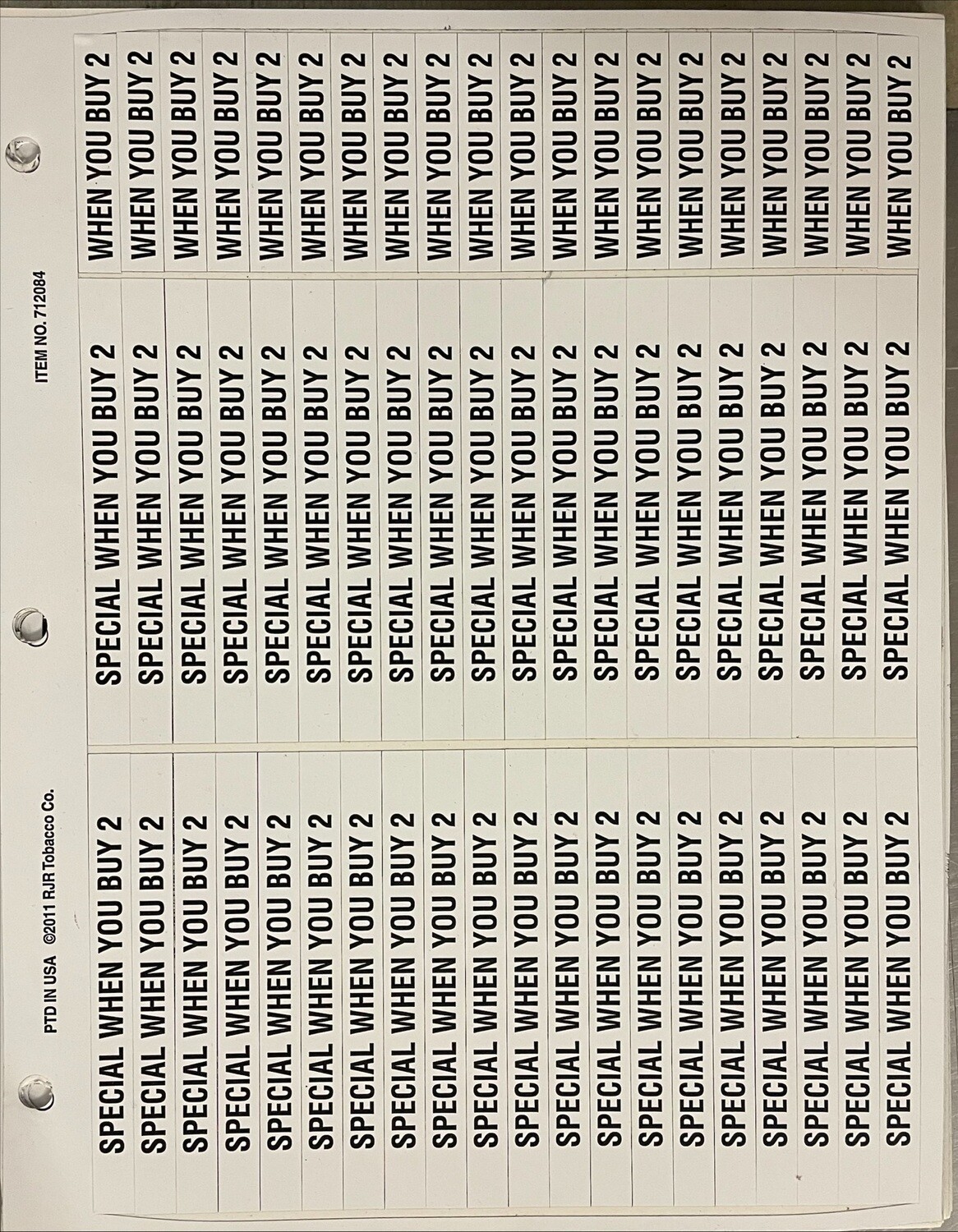 When You Buy 2 Stickers (Single Sheet)