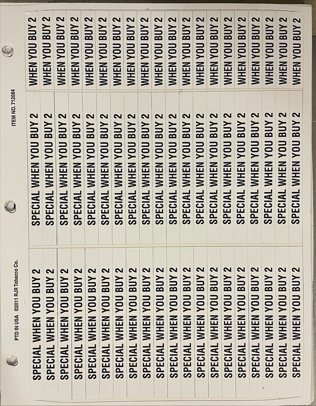 When You Buy 2 Stickers (Single Sheet)