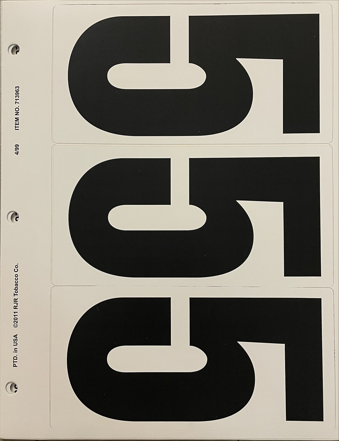Medium Size Numbers (Full Set)