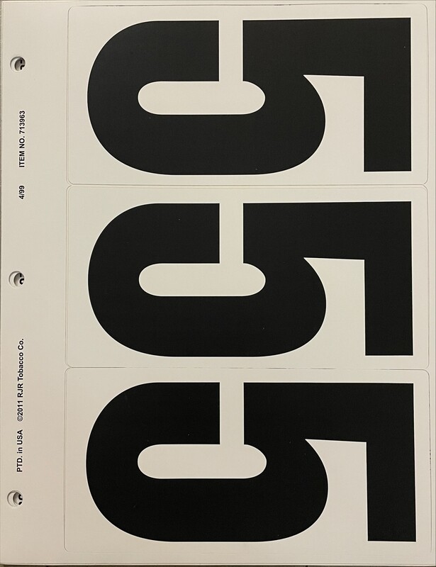 Medium Size Numbers (Full Set)