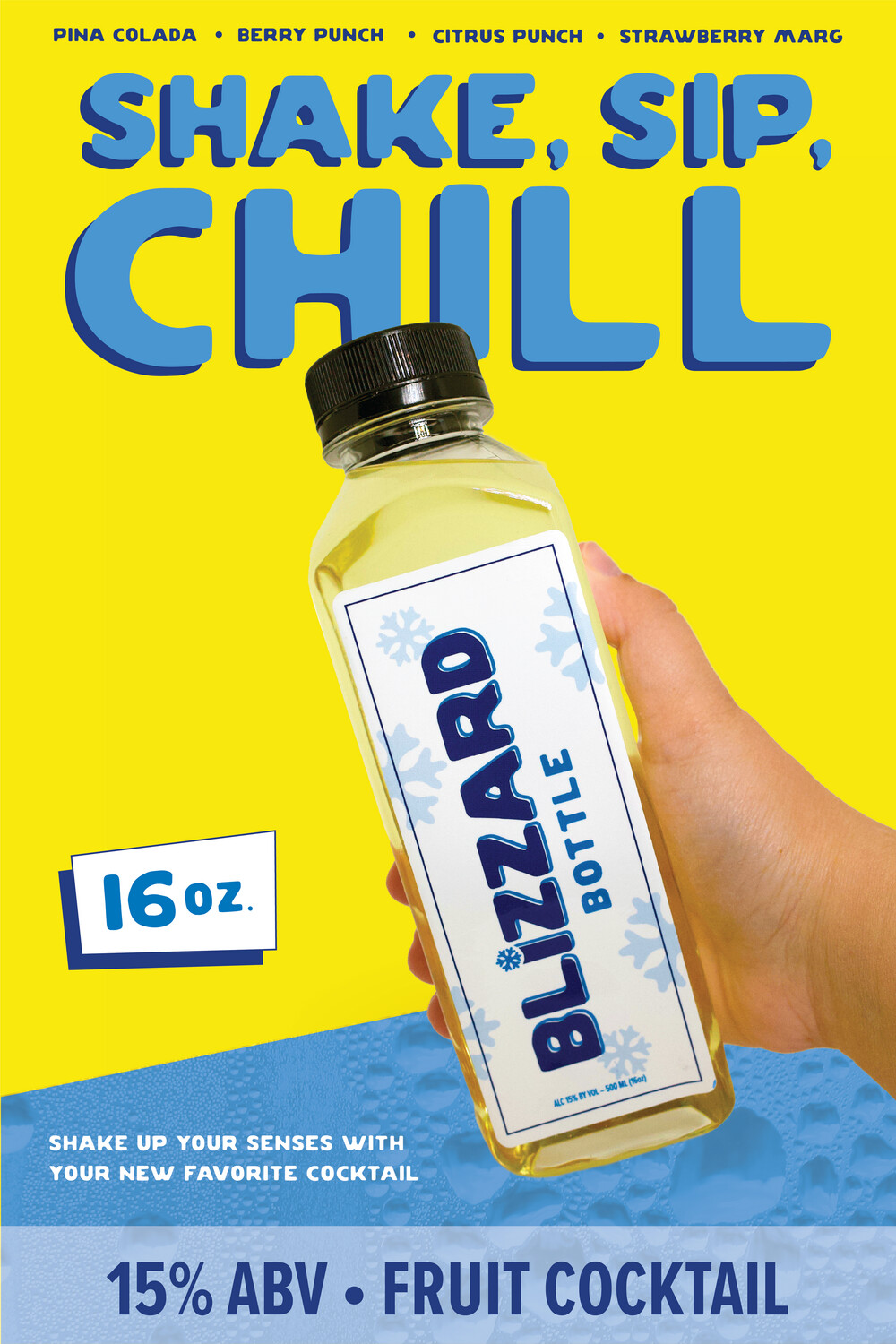Blizzard Bottle 16oz without Pricing