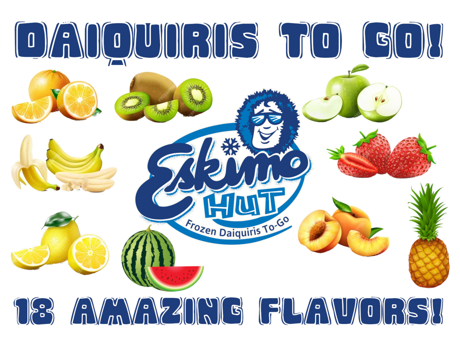 &quot;Daiquiris to Go!&quot; Yard Sign