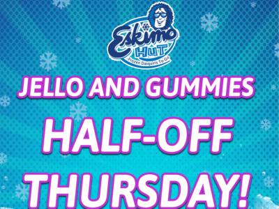 &quot;Half Off Jello and Gummies!&quot; Yard Sign