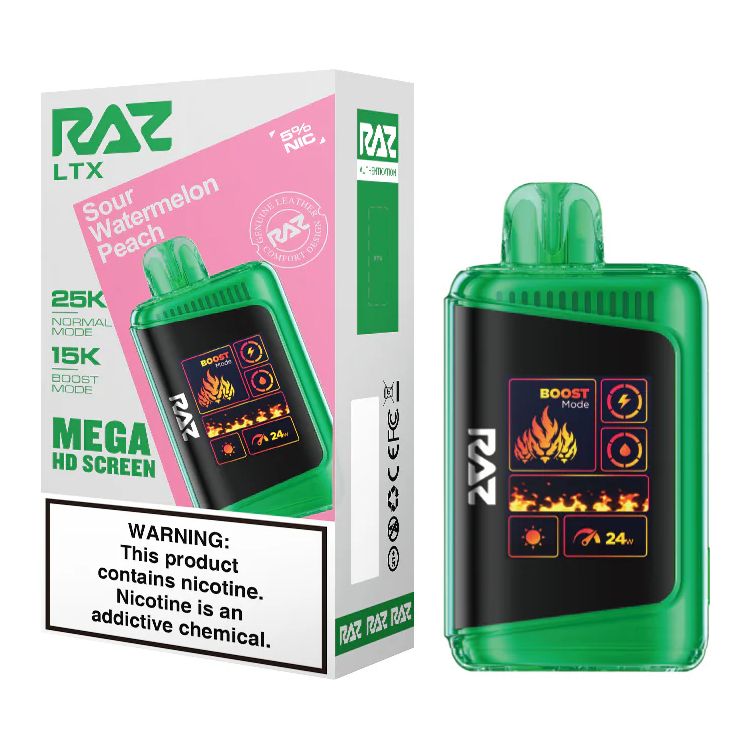 Raz LTX Sour Watermelon Peach