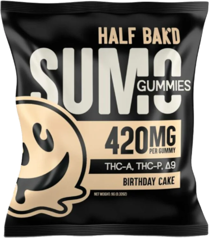 Half Bak&#39;d Sumo Birthday Cake