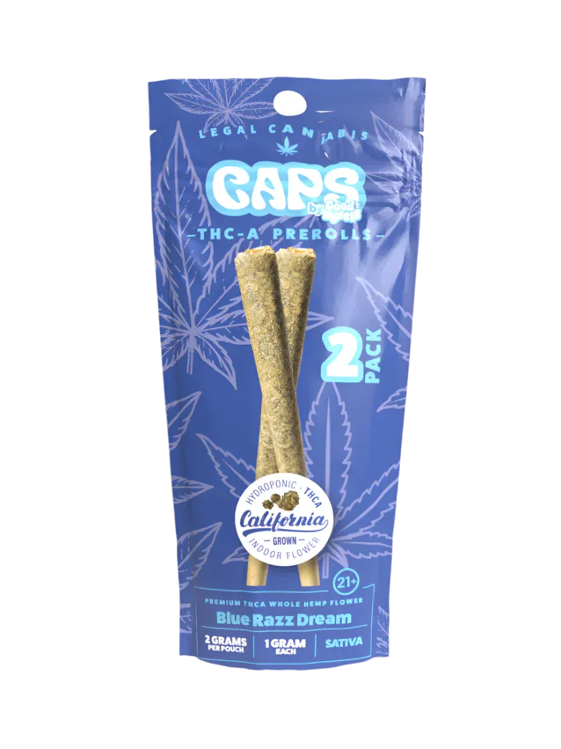 Caps 2Ct Blue Razz Dream (Box of 10)