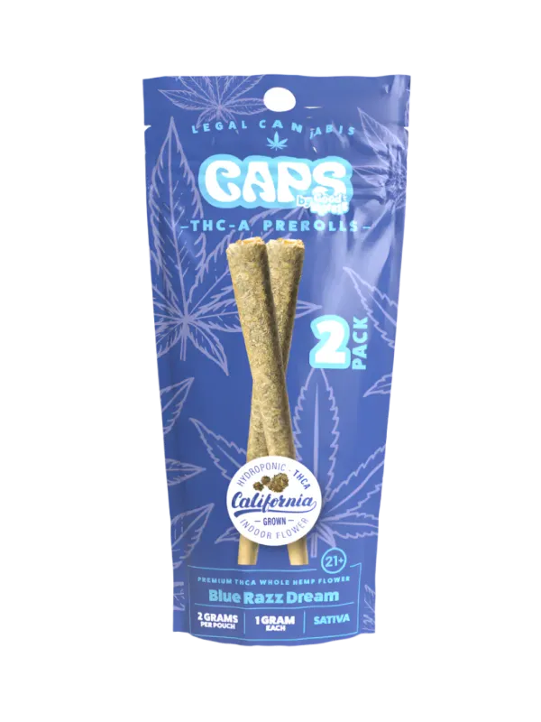 Caps 2Ct Blue Razz Dream (Box of 10)