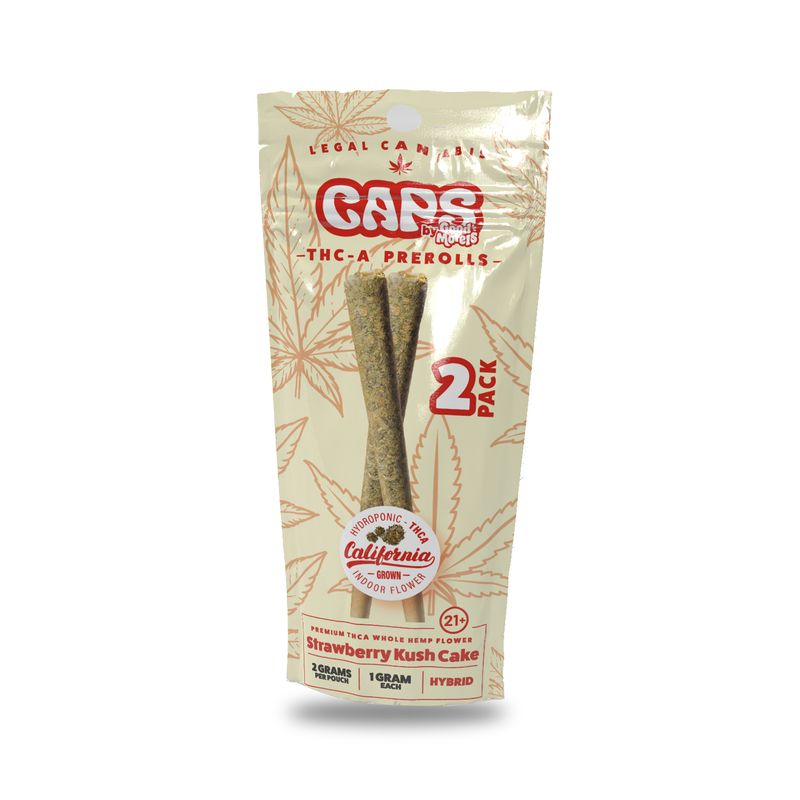 Caps 2Ct Straw. Kush Cake (Box of 10)