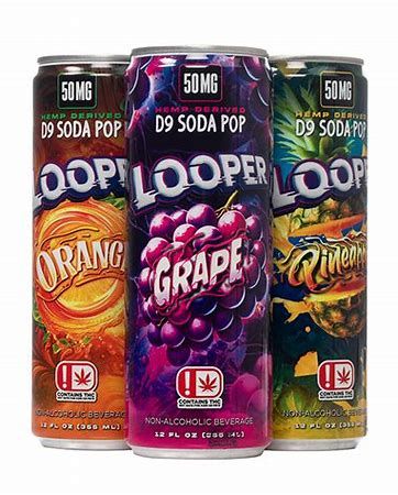 Looper D9 Soda Pineapple 4Pk