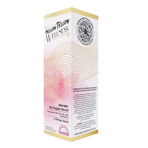 Mellow Fellow CBD Tincture Elevate: The Happy Blend Berry (2ct)