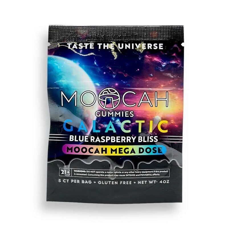 Moocah Blue Raspberry Bliss Gummies (Box of 12)