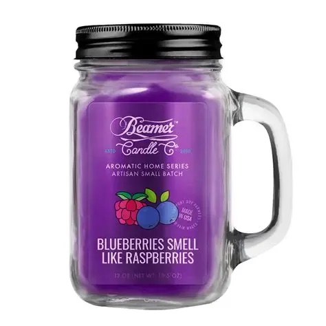Beamer Candle Large, Blueberries Smell Like Raspberries