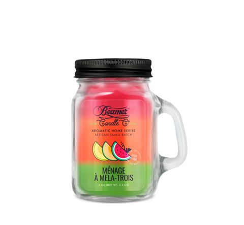 Beamer Candle Small, Menage-a-Mela-trois