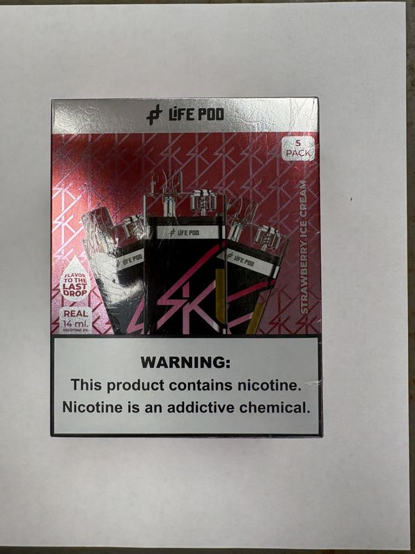 Life Pod Strawberry Ice Cream