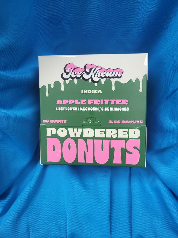 Powdered Donuts Apple Fritter Indica