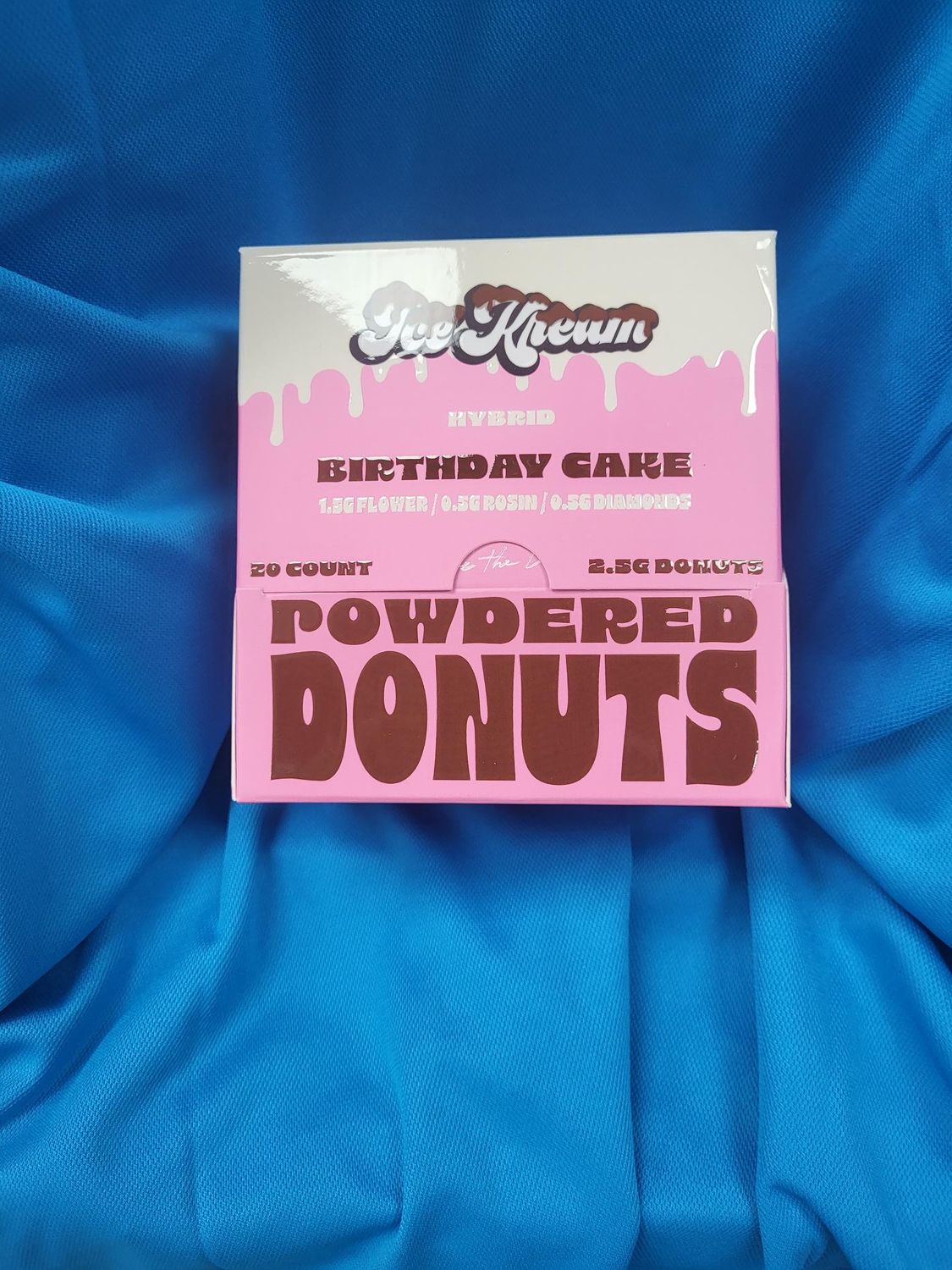 Powdered Donuts Birthday Cake Hybrid