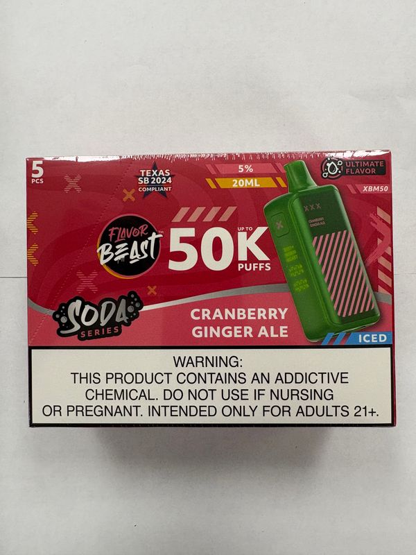 Flavor Beast Cranberry Ginger Ale