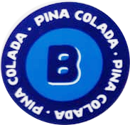 Pina Colada Cap Label Blizzard Bottle - 150/set