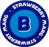 Strawberry Margarita Cap Label Blizzard Bottle - 150/set