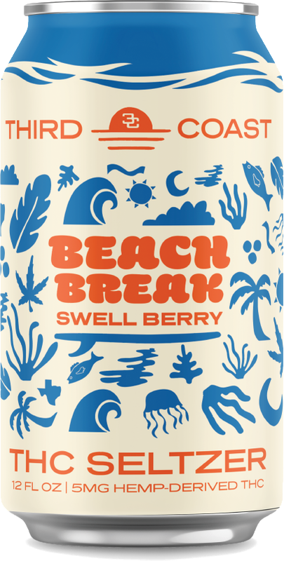 Beach Break Swell Berry (4 PK)