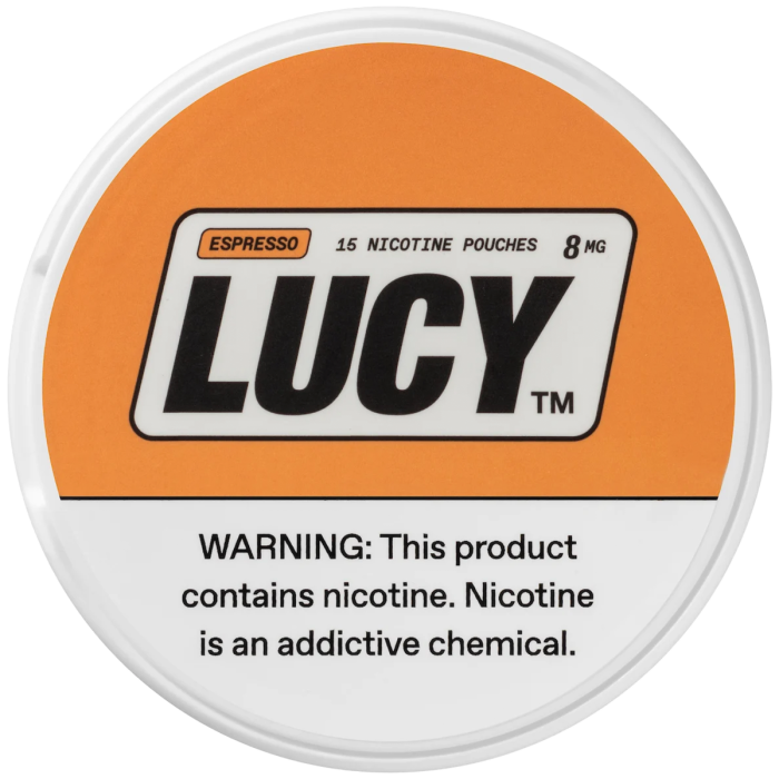 Lucy 8MG/ Nic Pouches Espresso