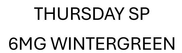 Thursday SP 6MG Wintergreen