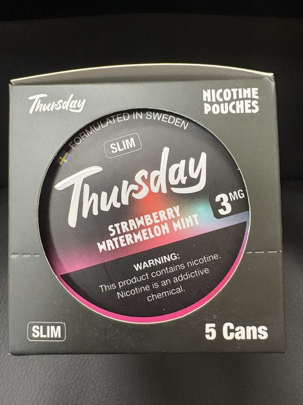 Thursday SP 3MG Strawberry Watermelon Mint