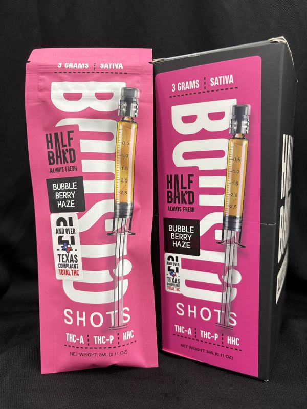 Half Bak'd Boost'd Shots Bubbleberry Haze
