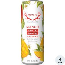 WYLD CBD Seltzer Mango