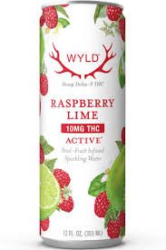 WYLD CBD Seltzer Raspberry Lime