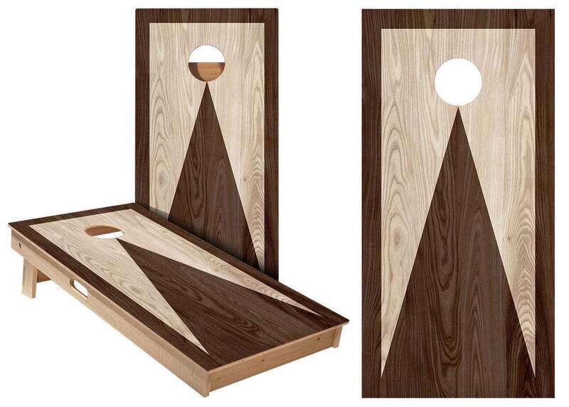 BROWN STAINED TRIANGLE