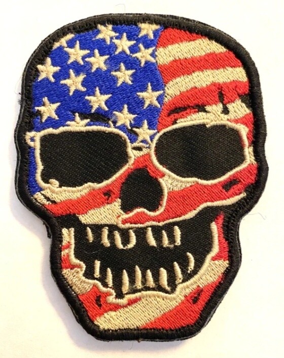USA Skull Flag