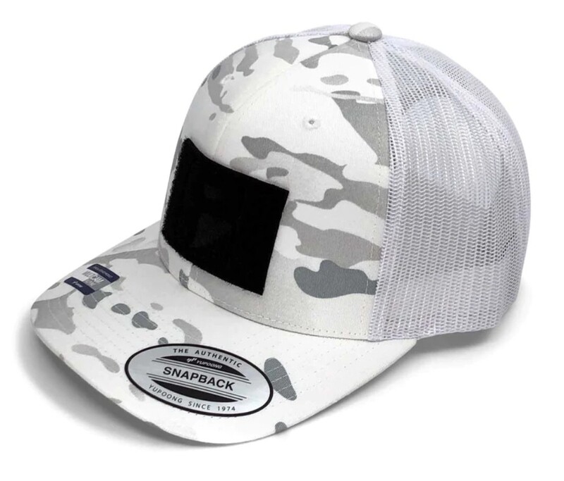 Hat-camo white/white mesh