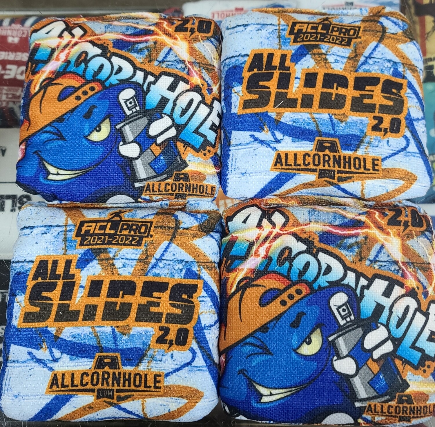 ALLSLIDE 2.0 GRAFFITI BLUE